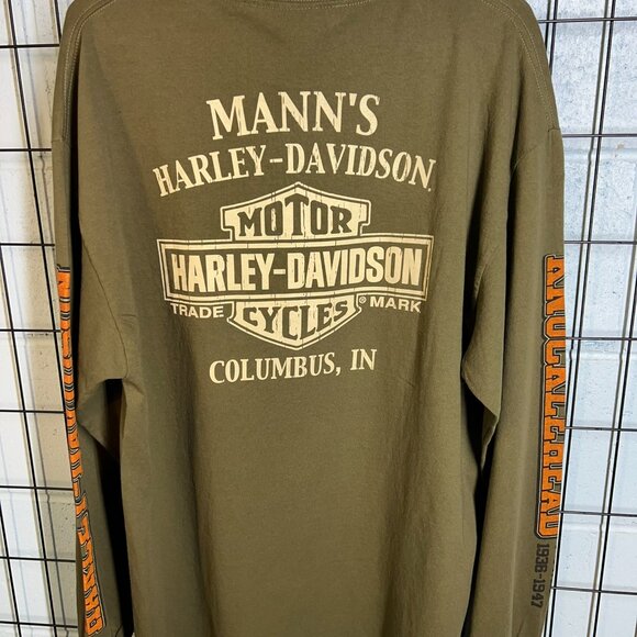 Harley Davidson Long Sleve T-Shirt XL - Picture 2 of 4
